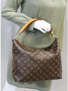 Louis Vuitton Sully PM Brown Monogram Canvas Shoulder Bag